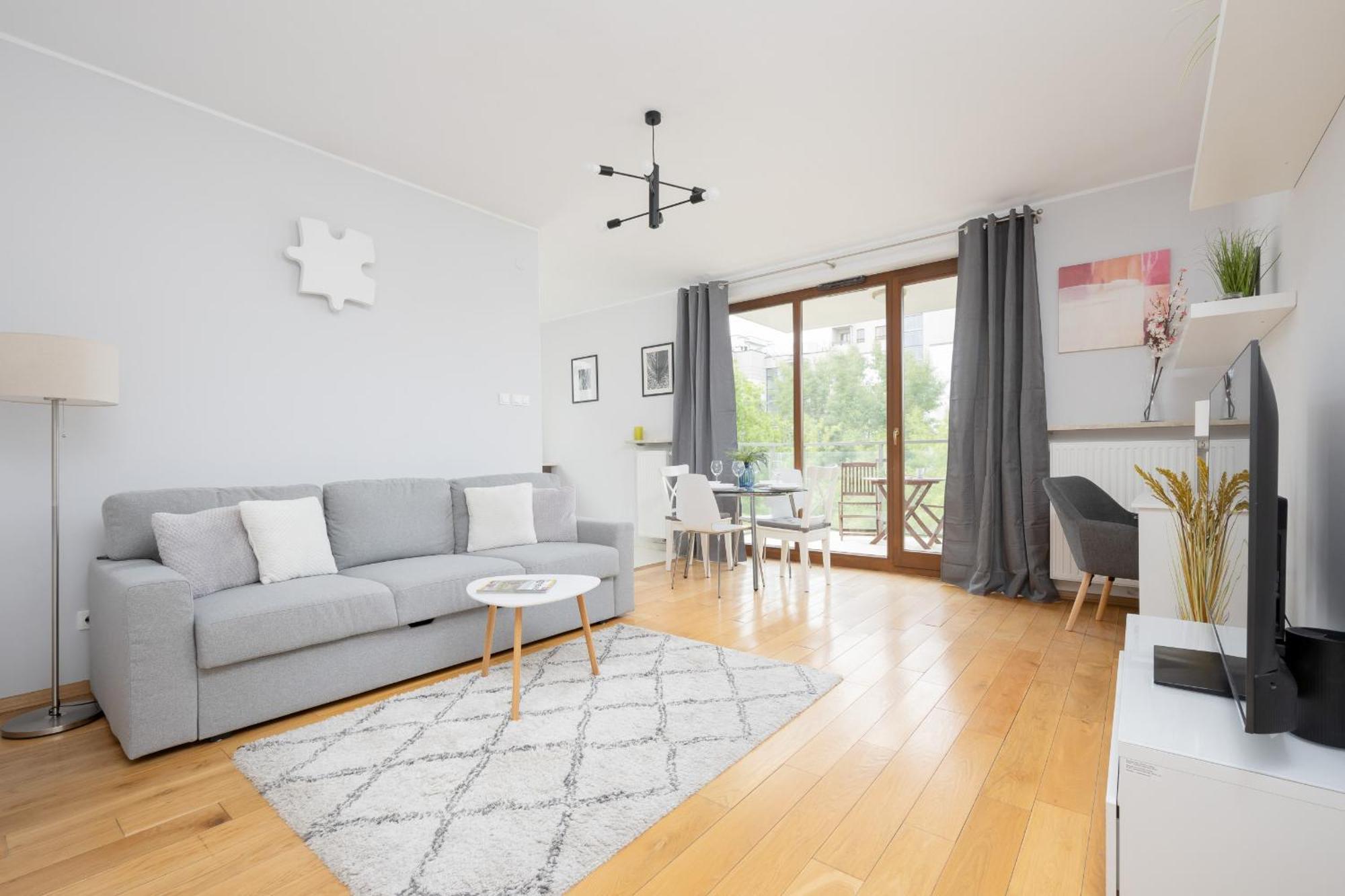 City Apartment With Parking Near Metro Mlociny By Noclegi Renters Варшава Екстер'єр фото